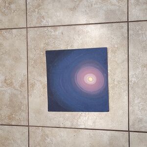 Abstract Blue and Purple Wall Art